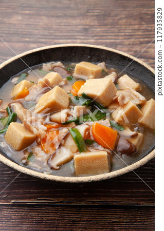 Simmered Koya tofu in thick sauce 117935829