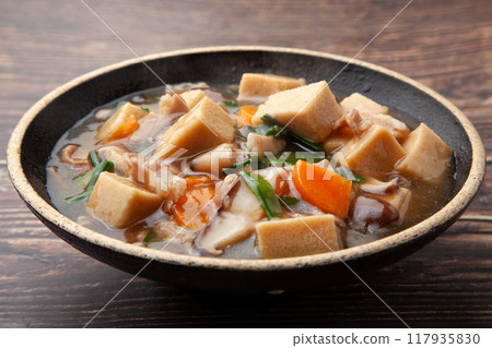 Simmered Koya tofu in thick sauce 117935830