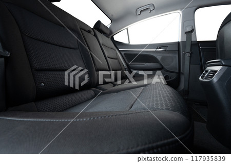 Empty back car cabin 117935839