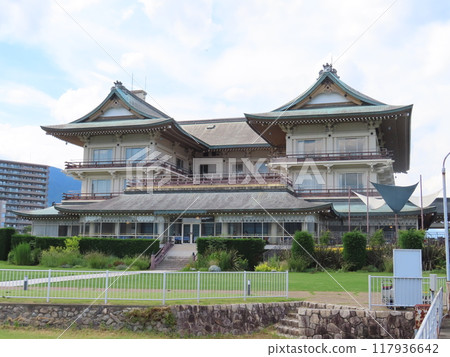Biwako Otsukan, the former main building of Lake Biwa Hotel, a cultural facility in Otsu City, Shiga Prefecture, a famous building in the Momoyama style from the early Showa period 117936642