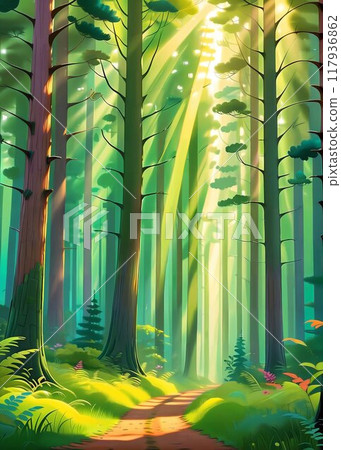 Beautiful forest Beautiful forest 117936862
