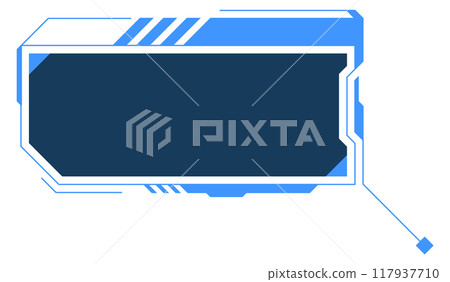 Cyber infographic frame. Scifi layout. Callout window Cyber infographic frame. Scifi layout. Callout window 117937710