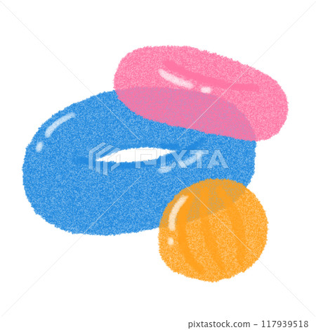 Summer illustration (floor) Summer illustration (floor) 117939518