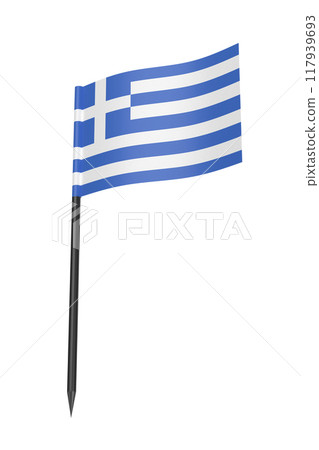 Greek flag toothpick 117939693