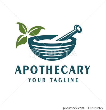 Vintage Retro logo design for traditional herbal medicine pharmacy. for traditional medicine and pharmacy companies. 117940927