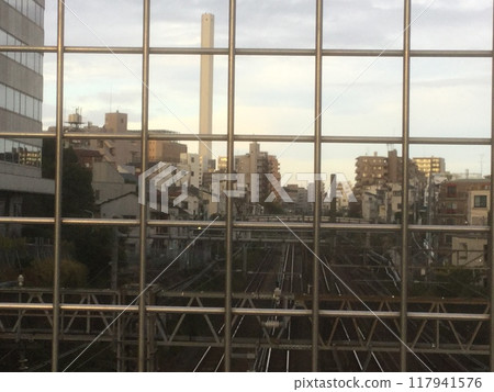 一座被日出照亮的城市 一座被日出照亮的城市 117941576