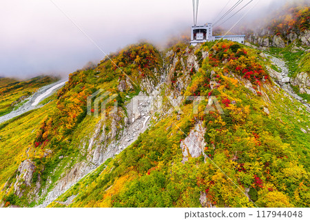 Tateyama Ropeway (October, Autumn, Clear) Tateyama Ropeway (October, Autumn, Clear) 117944048
