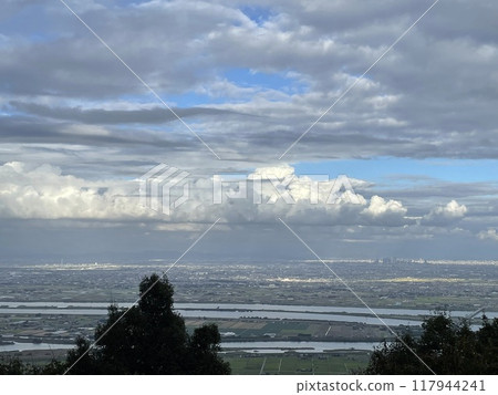 Scenery seen from the top of the mountain Scenery seen from the top of the mountain 117944241