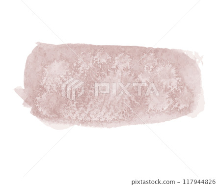 Pastel burgundy watercolor blot background. Subtle brush stroke abstract shape 117944826