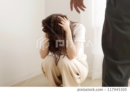 對婦女實施家庭暴力的暴力男子 對婦女實施家庭暴力的暴力男子 117945305