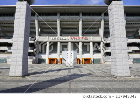 Yokohama International Stadium West Gate Exterior Yokohama International Stadium West Gate Exterior 117945342