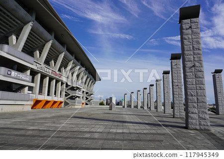 Yokohama International Stadium West Gate Exterior 117945349