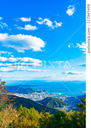 View of Kure City from Haigamine (Hiroshima Prefecture) 117945409