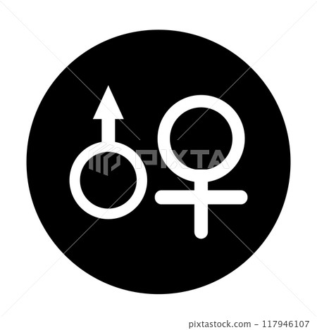 VECTOR ILLUSTRATION OF SEX ICONS VECTOR ILLUSTRATION OF SEX ICONS 117946107