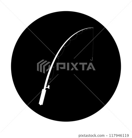 fishing vector icon illustration symbol 117946119