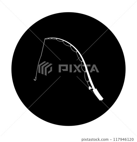 fishing vector icon illustration symbol fishing vector icon illustration symbol 117946120