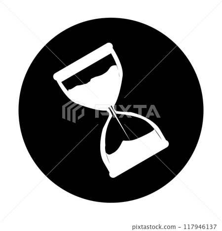 hourglass icon vector illustration symbol design 117946137