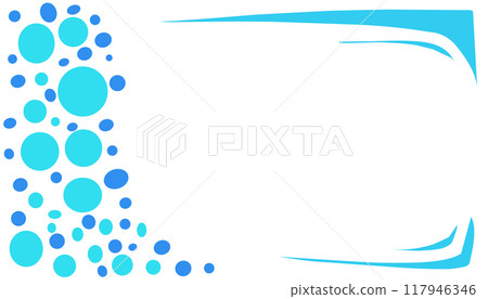 Blue bubble abstract illustration background Blue bubble abstract illustration background 117946346