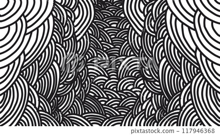 Seamless pattern background illustration of doodles and curls Seamless pattern background illustration of doodles and curls 117946368
