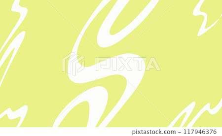 Abstract background in yellow and white liquid 117946376