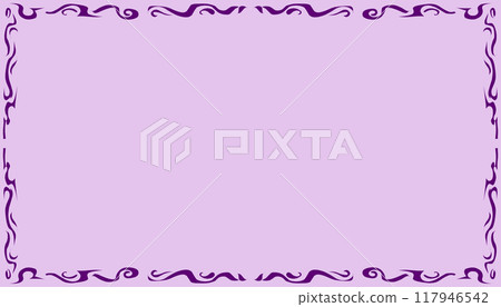 Purple abstract frame border texture illustration background 117946542