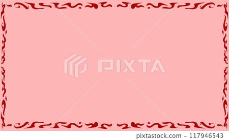 Red abstract illustration background frame border texture Red abstract illustration background frame border texture 117946543