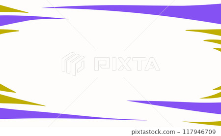 Abstract background with yellow and purple patterns on a white background Abstract background with yellow and purple patterns on a white background 117946709