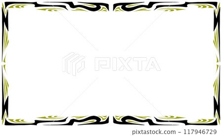 Abstract illustration background with black and gray border 117946729