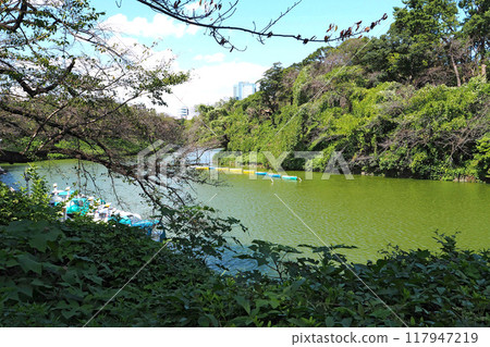 舊江戶城（皇宮）的千鳥淵[東京都千代田區] 117947219