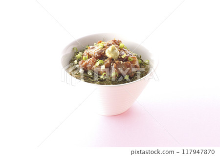Black porgy miso rice bowl 117947870