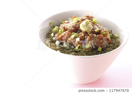 Black porgy miso rice bowl Black porgy miso rice bowl 117947878