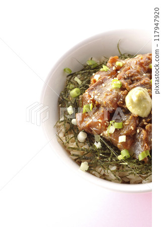 黑鯛味噌醃飯的俯視圖 黑鯛味噌醃飯的俯視圖 117947920