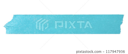 Turquoise masking tape 117947936