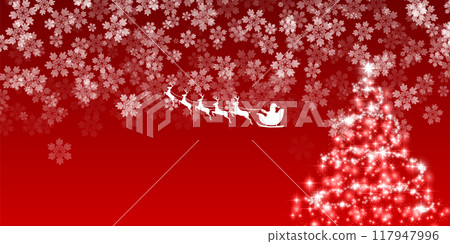 Snow Christmas winter fir tree background Snow Christmas winter fir tree background 117947996