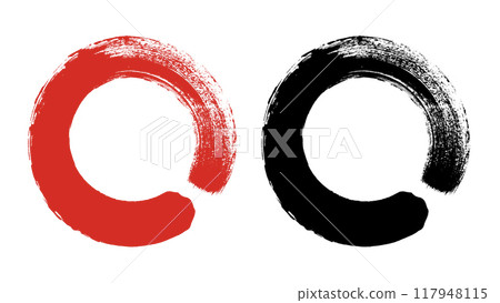 用畫筆繪製的圓形軌跡的紋理 用畫筆繪製的圓形軌跡的紋理 117948115