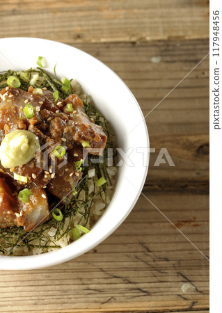 Black porgy miso rice bowl 117948456