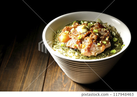 Black porgy miso rice bowl Black porgy miso rice bowl 117948463