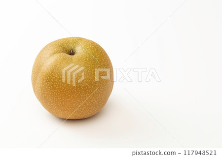 白色背景上的梨 白色背景上的梨 117948521