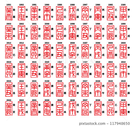 Sixty Years of the Zodiac Seal_Red 117948650