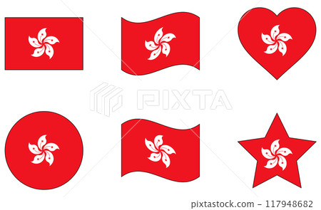 香港設置旗幟 117948682