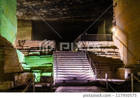 Tochigi Oya Museum: Underground space of former Oya stone quarry Tochigi Oya Museum: Underground space of former Oya stone quarry 117950575