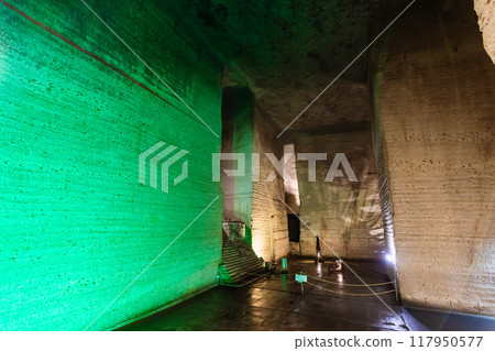 Tochigi Oya Museum: Underground space of former Oya stone quarry Tochigi Oya Museum: Underground space of former Oya stone quarry 117950577