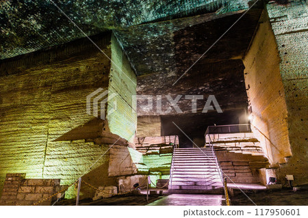 Tochigi Oya Museum: Underground space of former Oya stone quarry Tochigi Oya Museum: Underground space of former Oya stone quarry 117950601