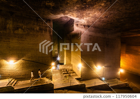 Tochigi Oya Museum: Underground space of former Oya stone quarry Tochigi Oya Museum: Underground space of former Oya stone quarry 117950604