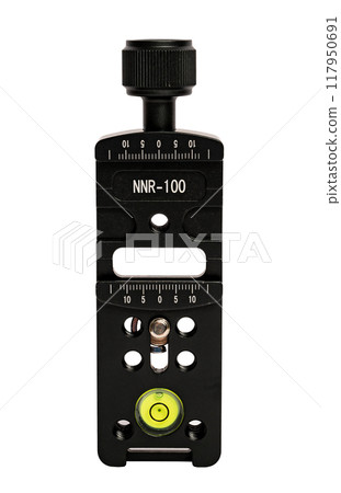 Macro focusing rail on a transparent background 117950691