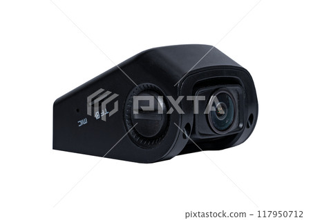 Modern car video camera isolated on transparent background 117950712