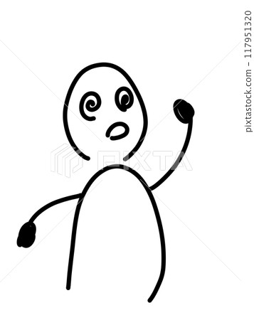 眼睛眩暈的人的鬆散插圖 117951320