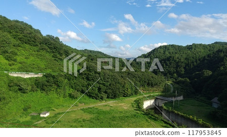 宮城縣伊宮郡丸森町松房水壩山側景觀 宮城縣伊宮郡丸森町松房水壩山側景觀 117953845
