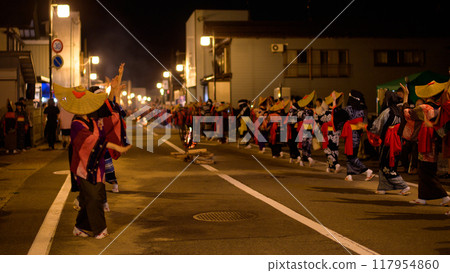 Nishimonai Bon Odori Festival, late-night shopping street, 2024, Akita Prefecture 117954860