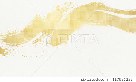 日式背景,畫筆的活力 日式背景,畫筆的活力 117955255